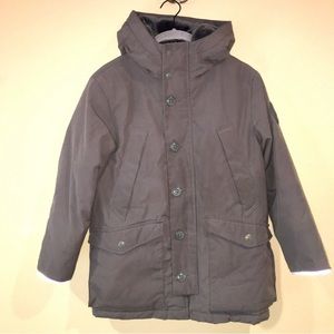 GAP Kids hooded zipper down jacket Coat Sz M